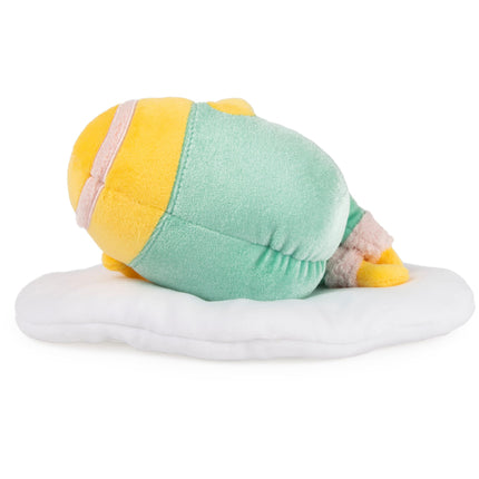 GUND Sanrio Gudetama el huevo perezoso animal de peluche, juguete de peluche Gudetama "Eggercise" para mayores de 8 años, 12,7 cm