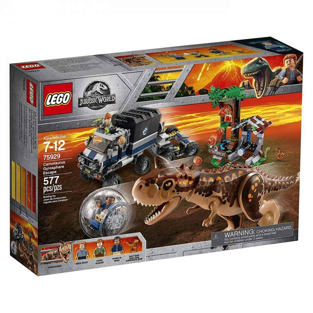 Lego Jurassic World Carnotaurus Gyrosphere Escape 