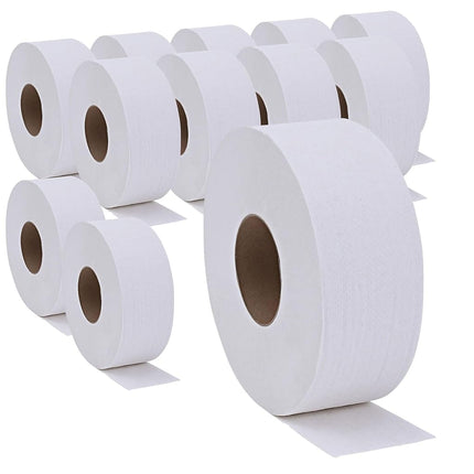 Genuine Joe 2-ply Jumbo Roll Dispnsr Bath Tissue