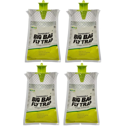 Rescue - Big Bag Disposable Fly Traps - Quantity 4