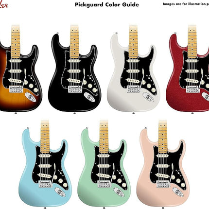 Fender Vintage Noiseless Prewired Stratocaster Pickguard - 3-Ply Black