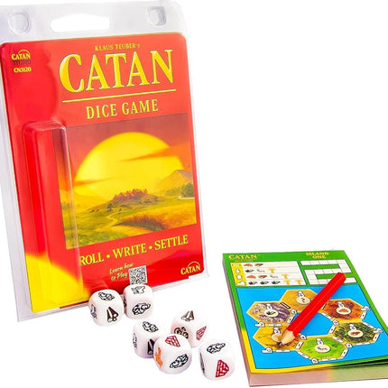 CATAN | Dice Game- Clamshell | Dice Games | Ages 7+ | 1-4 Players | 15-30 Minutes Playing Time