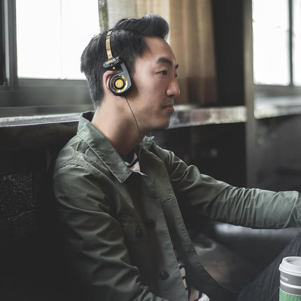 Koss Porta Pro Limited Edition Black Gold On-Ear Headphones, in-Line Microphone, Volume Control and Touch Remote Control, Includes Hard Carrying Case, Wired with 3.5mm Plug, Black and Gold