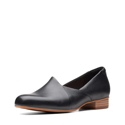 Clarks Women's Juliet Palm Loafer, Black Leather, 5.5 UK