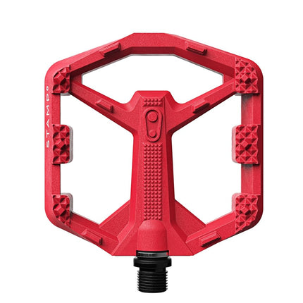 Crankbrothers Stamp 0 MTB Pedals, Red, Size Small