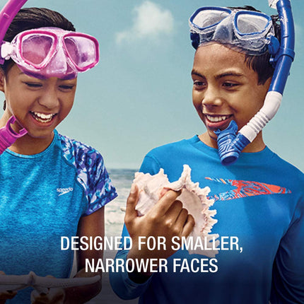 Speedo Masque de Bain d'Aventure Mixte pour Jeunes Junior, Rose givré