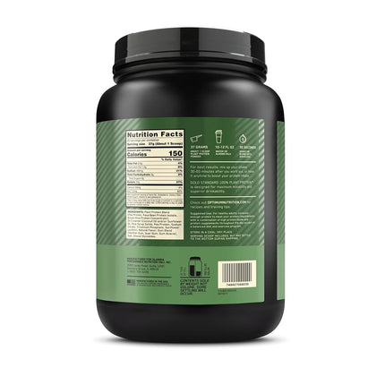OPTIMUM NUTRITION Gold Standard 100% Plant Protein Creamy Vanilla, 727g, 20 Serve - [2024/2025 plastic neck band packaging may vary]