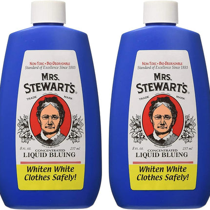 Mrs. Stewart's Bluing 8oz. Pack of 2 - Liquid Laun