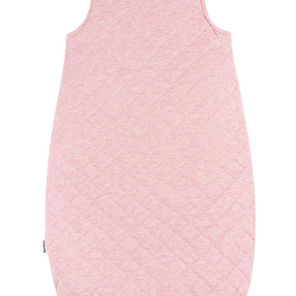 Gerber Unisex Baby Quilted Wearable Blanket, Pink Heather, 0-6 Months