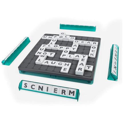 Upwords, Fun and Challenging Family Word Game with Stackable Letter Tiles, for Aged 8 and Up