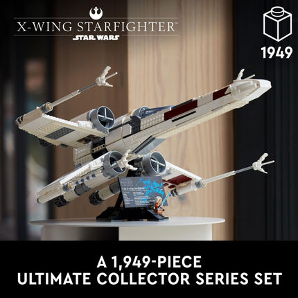 LEGO Star Wars Ultimate Collector Series X-Wing Starfighter 75355 Building Set for Adults, Star Wars Collectible for Build and Display with Luke Skywalker Minifigure, Fun Gift Idea for Star Wars Fans, 6427694