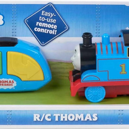 Thomas & Friends Fisher-Price My First Thomas & Friends R/C Thomas, battery-powered remote-controlled train engine with character phrases for toddlers, GPV86
