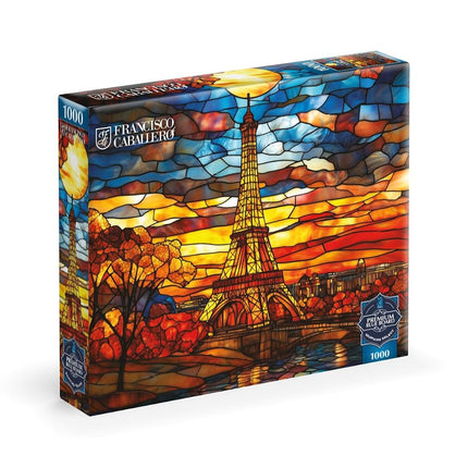 Ceaco - Sapphire Select - Francisco Caballero - Parisian Dream - 1000 Piece Jigsaw Puzzle – Challenging & Fun – Blue Core Puzzle Board – Giftable Display Box - Full Size Poster Included