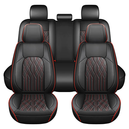 Huidasource Car Seat Covers Full Set, Leather Vehi