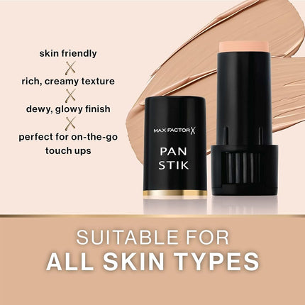 Max Factor Panstik Foundation - no.13 Nouveau Beige by Max Factor for Women - 1 Pc Foundation, 9 g