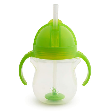Munchkin Click Lock Weighted Flexi-Straw Cup, Gree