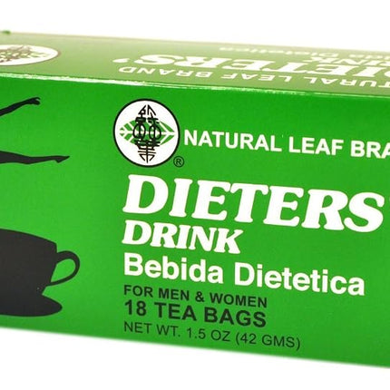 3 Boxes Natural Leaf Brand Dieter Drink Tea 1.5 OZ. for Men and Women