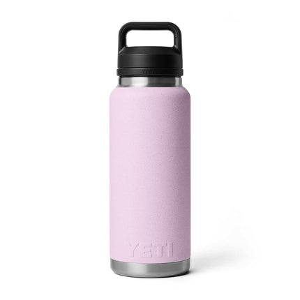 YETI Rambler 36 oz Bottle, Vacuum Insulated, Leakproof, Stainless Steel with Chug Cap, Cherry Blossom