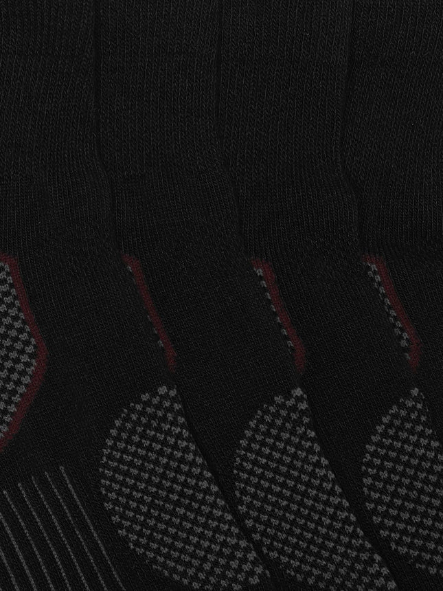 Columbia Men's Quarter Casual Sock, Black, Large