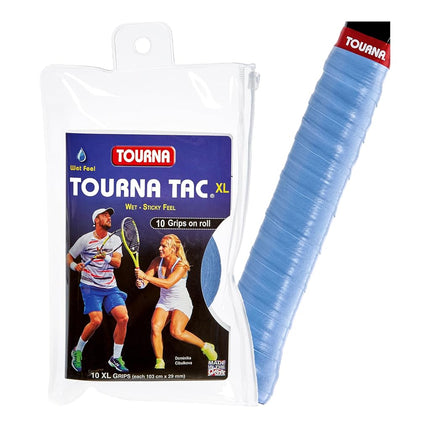 Unique Tourna Tac Blau Overgrip (Pack of 10) - Blu