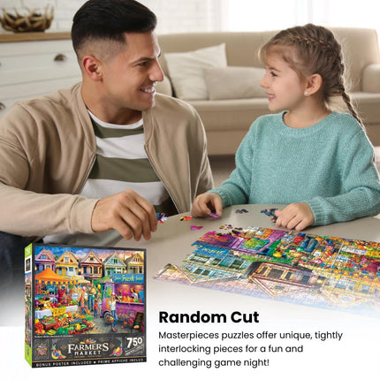 MasterPieces 750 Piece Jigsaw Puzzle for Adults, Family, Or Kids - Old Mill Farm Stand - 18"x24"