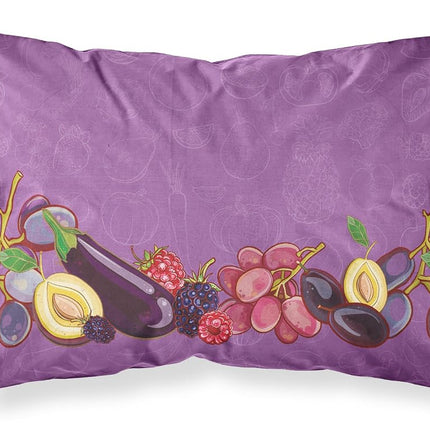 Caroline's Treasures Taie d'oreiller Fruits et légumes en violet, standard