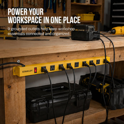 Stanley 31615 Pro9 Barra de Metal, Negro/Amarillo, Paquete de 1 de Stanley