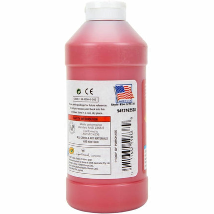 Premier Tempera Paint, Red, 16 oz