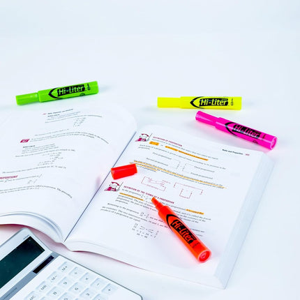 Surligneurs de bureau AVERY HI-LITER, couleurs assorties, boîte de 36 (24063)