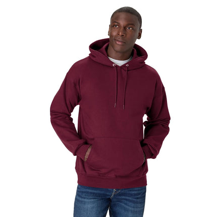 Hanes Men's Ultimate, Heavyweight Fleece Hoodie, Cotton Sweatshirt Hooded, Maroon, L