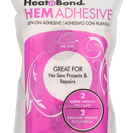HeatnBond Hem Iron-On Adhesive, Variety Pack, Regular and Super Weight