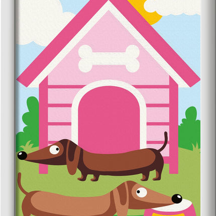 Ravensburger - Dachshund CreArt Paint by Numbers Kit | Fun & Easy DIY Art for Kids Age 7+ | Creative Gift Idea for Birthdays & Holidays