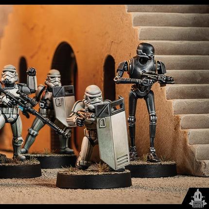 Atomic Mass Games Star Wars Legion Extension d'unité Escouade de Contrôle Anti-Émeute Impériale Jeu de société - 7 figurines