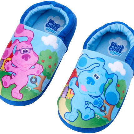 Pantuflas de Nickelodeon para niños de Paw Patrol o Blue's Clues – Pantuflas suaves y afelpadas (para bebé/niño), Blue's Clues, 11-12 US Little Kid
