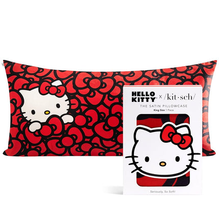 Kitsch x Hello Kitty Sea of Bows - Satin Pillowcas