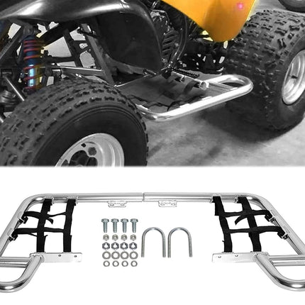 ECOTRIC Aluminum Nerf Bars Foot Pegs Compatible with Honda 1987-88 TRX 250X 1993-2009 TRX 300EX 300X Pair