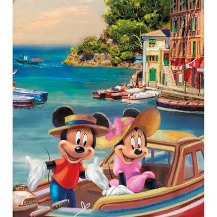 Ceaco - Thomas Kinkade - Disney - Mickey & Minnie in Italy - 1000 Piece Jigsaw Puzzle