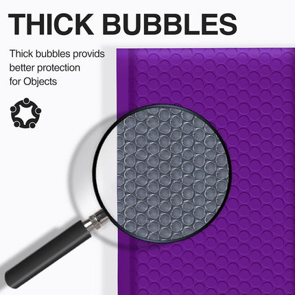Enveloppes à bulles UCGOU 8.5x12 pouces, violet, lot de 25, taille utile 8.5x11, enveloppes poly matelassées #2, emballage opaque moyen pour expédition postale, auto-adhésives, imperméables, sacs d'expédition pour vêtements et maquillage