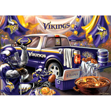 MasterPieces - 1000 Piece Jigsaw Puzzle, NFL Minnesota Vikings, Fun for Adults and Family, Non-Glare Finish, 19.25"x26.75"