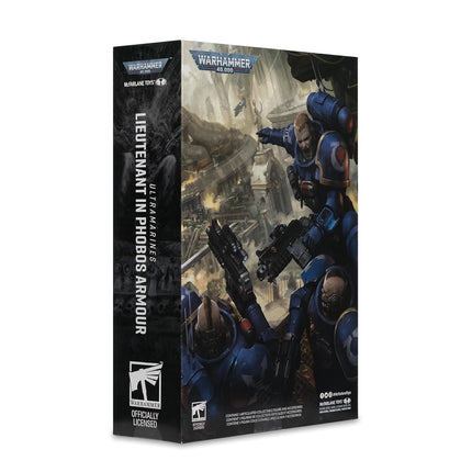 McFarlane Warhammer 40,000 Lieutenant in Phobos Armour (Ultramarines) 7in Figure Toys