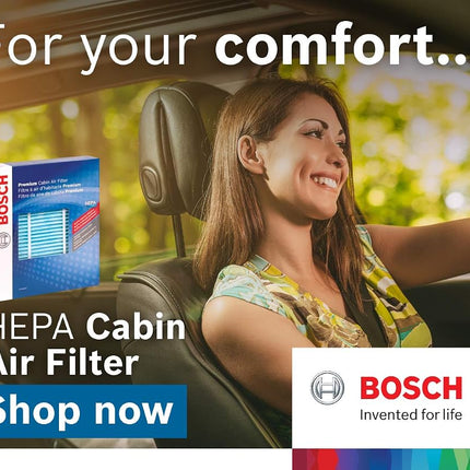BOSCH 6004C HEPA Cabin Air Filter - Compatible With Select BMW 320i, 323Ci, 323i, 325Ci, 325i, 325xi, 328Ci, 328i, 330Ci, 330i, 330xi, M3, X3, Z3