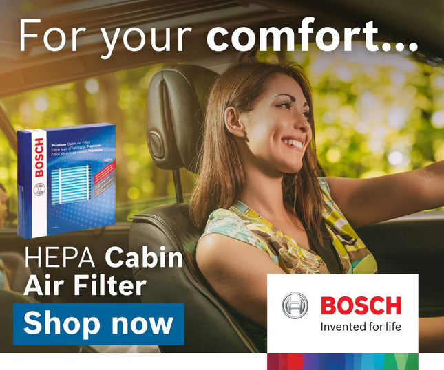 BOSCH 6004C HEPA Cabin Air Filter - Compatible With Select BMW 320i, 323Ci, 323i, 325Ci, 325i, 325xi, 328Ci, 328i, 330Ci, 330i, 330xi, M3, X3, Z3