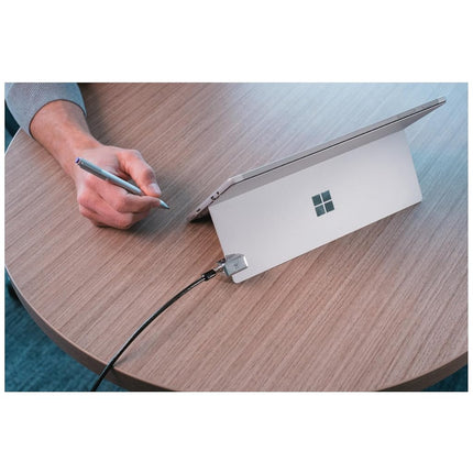 Kensington Keyed Cable Lock for Microsoft Surface Pro and Surface Go, Anti Pick Laptop Computer Lock, Lockable Device Security Tether, Non Invasive Flat Slim Line, 1.8m Carbon Steel Cable (K68134WW)