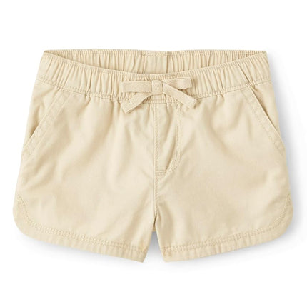 Shorts en chambray à enfiler et chapeau de paille The Children's Place pour bébés filles et tout-petits, 12-18 mois