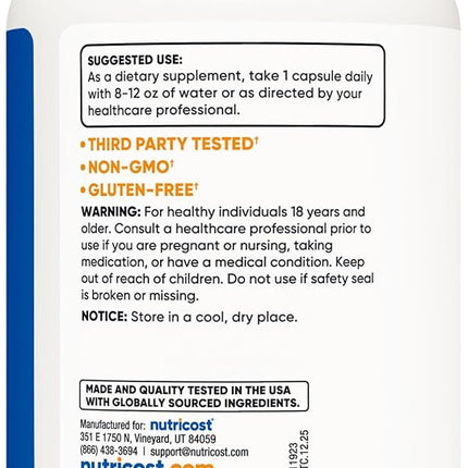 Nutricost Marshmallow Root 500mg, 120 Vegetarian Capsules - Gluten Free & Non-GMO