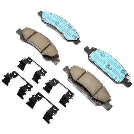 ACDelco Gold 17D1367ACHF1 (19428005) Ceramic Front Disc Brake Pad Kit