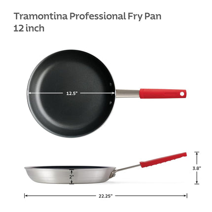 Tramontina Professional Aluminum Nonstick Restaurant Fry Pan, 12", Made in USA