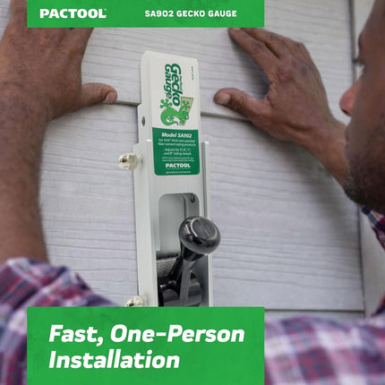 PacTool SA902 Gecko Gauge Siding Mounting Kit, for 5/16-Inch Fiber Cement Siding Installation