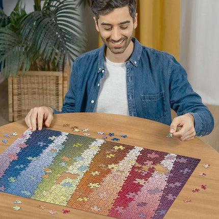 Ravensburger Karen Puzzles Colors on Colors 1000 Piece Jigsaw Puzzle for Adults - 12001027 - Handcrafted Tooling, Made in Germany, Every Piece Fits Together Perfectly