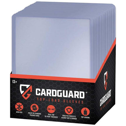 CardGuard Top Loader Card Sleeves, 50 Count